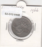 S2-G12-0448 Denmark  1 Krone VF 1966 KM851