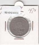 S2-G12-0455 Denmark  1 Krone VF 1974 KM862