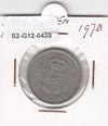 S2-G12-0459 Denmark  1 Krone VF 1978 KM862