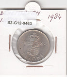 S2-G12-0463 Denmark  1 Krone VF 1984 KM862