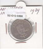 S2-G12-0466 Denmark  1 Krone VF 1989 KM862