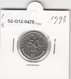 S2-G12-0479 Croatia 50 Lipa XF 1993 KM8