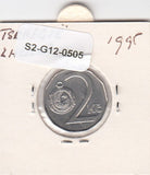S2-G12-0505 Czech Republic 2 Koruny XF 1995 KM9 b