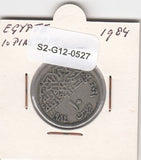 S2-G12-0527 Egypt 10 Piastres VF 1984 KM556