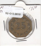 S2-G13-0015 Malta 25 Cents VF 1975 KM29