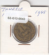 S2-G13-0043 Tunisia 1 Franc VF 1945 KM247