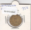S2-G13-0047 Cameroun 5 Francs VF 1972 KM1a