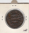 S2-G14-0033 India Half Anna VF 1835 KM447 B