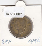 S2-G16-0007 French West Africa 25 Francs VF 1956 KM7