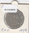 S2-G16-0019 Malta 50 Cents VF 1972 KM12