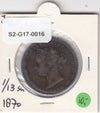 S2-G17-0016 Jersey 1/13 Shilling XF 1870 KM5