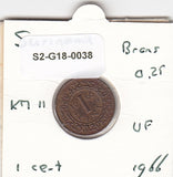 S2-G18-0038 Suriname  1 Cent VF 1966 KM11