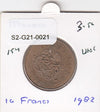 S2-G21-0021 Monaco 10 Francs UNC 1982 KM154