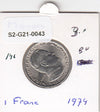 S2-G21-0043 Monaco 1 Franc UNC 1974 KM140