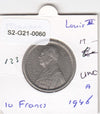 S2-G21-0060 Monaco 10 Franc UNC 1946 KM123