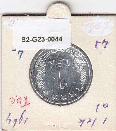 S2-G23-0044 Albania 1 Lek FDC 1964 KM43