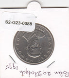S2-G23-0088 Poland 20 Zlotych UNC 1975 Y69