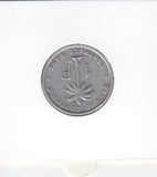 S2-G24-0007 Belgium Congo 1 Franc VF 1958 KM4