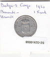 S2-G24-0008 Belgium Congo 1 Franc VF 1960 KM4