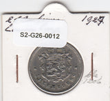 S2-G26-0012 Luxembourg 25 Centimes VF 1927 KM37