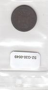 S2-G30-0049 Netherlands 1 Cent PO 18??