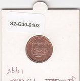 S2-G30-0103 Jamaica 10 Cents VF+ 1995 KM146.2