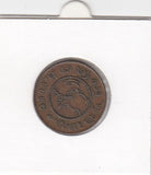 S2-G30-0127 Netherlands east indies 1 Cent VF/XF 1858 KM307.1