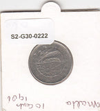 S2-G30-0222 Malta 10 cents VF 1986 KM76