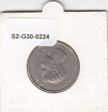 S2-G30-0224 Luxembourg 5 Francs FI 1962 KM51