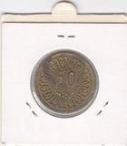 S2-G30-0253 Tunisia 50 Millimes VF 1983 KM308