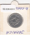 S2-G30-0311 jamaica 10 Cents VF 1972 KM47