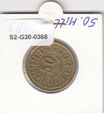 S2-G30-0368 Tunisia 50 Millimes VF 1983 KM308