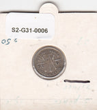 S2-G31-0006 Australia 3 Pence VF 1938 KM37   ZILVER