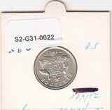 S2-G31-0022 Australia 6 Pence XF 1962 KM58   ZILVER