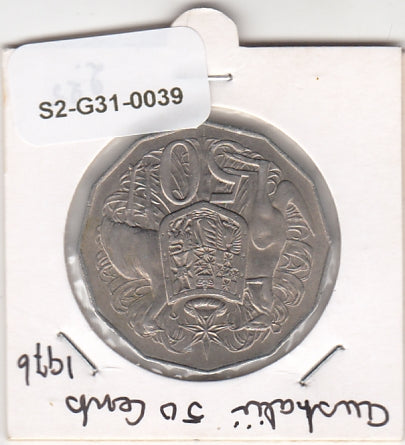 S2-G31-0039 Australia 50 Cents XF/UNC 1976 KM68