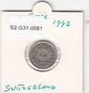 S2-G31-0081 Switzerland 5 Rappen VF 1942 KM26