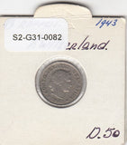 S2-G31-0082 Switzerland 5 Rappen VF 1943 KM26