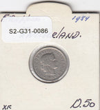 S2-G31-0086 Switzerland 5 Rappen VF 1954 KM26