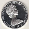 S2-G32-0020-M01 British Virgin Island 1 Dollar PROOF 1976 KM6a FM ZILVER