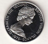 S2-G32-0021-M02 British Virgin Island 10  Cents PROOF 1976 KM3 FM