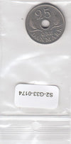 S2-G33-0174 Denmark 25 Ore VF 1969 KM855