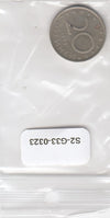 S2-G33-0323 Bulgaria 20 Stotinki VF 1999 KM241