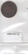 S2-G34-0001 Netherlands East Indies 1 Cent VF 1855 KM307.1