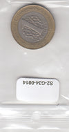 S2-G34-0014 Turkey 1 Lira VF- 2009 KM1244