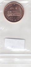 S21-LAT-0008-M34 Isle Of Man 2 Pence UNC 2013.AA KM 1254
