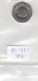 S21-LAT-0016-M24 Isle Of Man 20 Pence UNC 2012.AA KM 1257