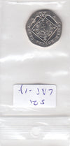 S21-LAT-0017-M15 Isle Of Man 20 Pence UNC 2013.AA KM 1257