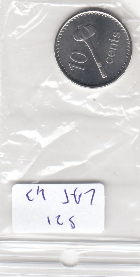 S21-LAT-0043-M09 Fiji Islands 10 Cents UNC 2009 KM 120