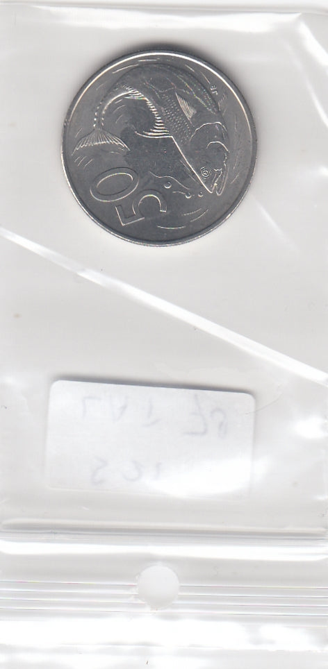S21-LAT-0078-M08 Cook Islands 50 Cents UNC 2015 KM new3