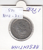 S21-N02-0031 Argentina 1 Peso VF 1959 KM57